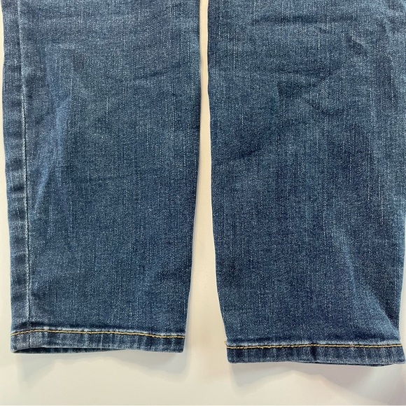 Liz Lange Maternity Medium Ankle Skinny Distressed Blue Jeans PRELOVED - Picture 10 of 12